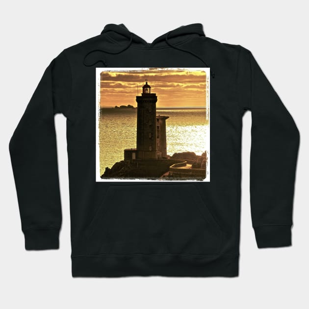 Phare du Petit Minou Hoodie by rollier